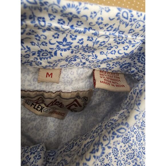 Rafter C Cowboy Collection Pro Flex 45 Performance Medium Floral Shirt Western - Picture 9 of 9